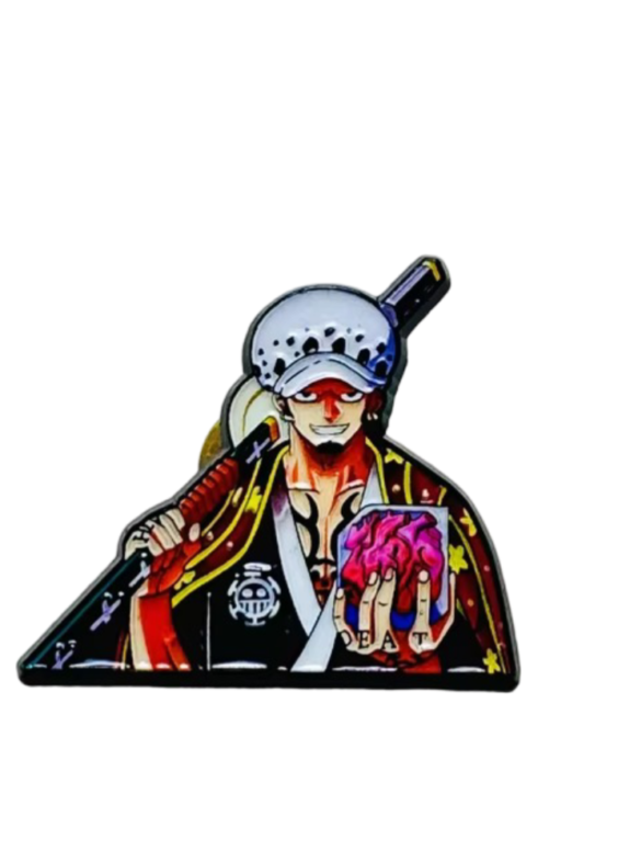 Anime One Piece Trafalgar D. Water Law Enamel Pin