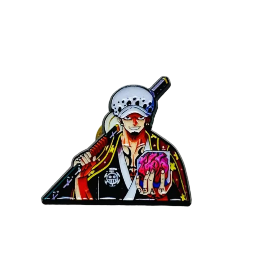 Anime One Piece Trafalgar D. Water Law Enamel Pin