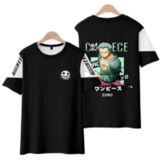 One Piece Anime Roronoa Zoro Casual T-Shirt
