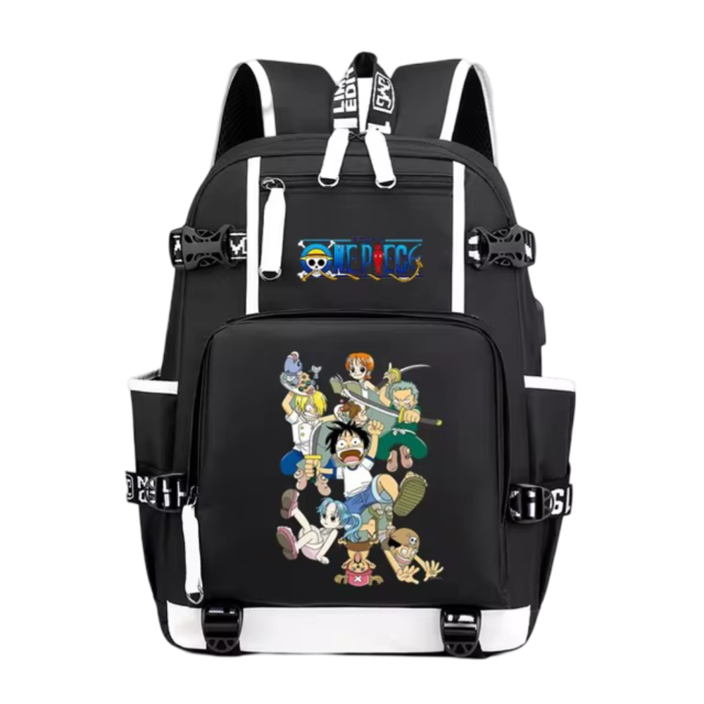 Anime One Piece Canva Student Backpack Anime One Piece Canva Student Backpack