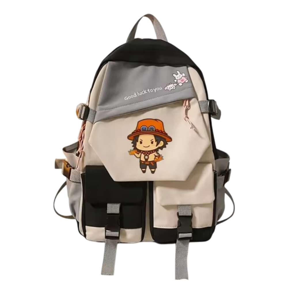 Anime One Piece Portgas D. Ace Backpack Anime One Piece Portgas D. Ace Backpack