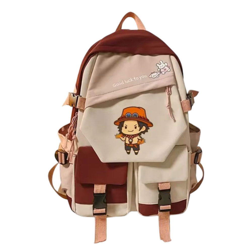 Anime One Piece Portgas D. Ace Backpack Anime One Piece Portgas D. Ace Backpack