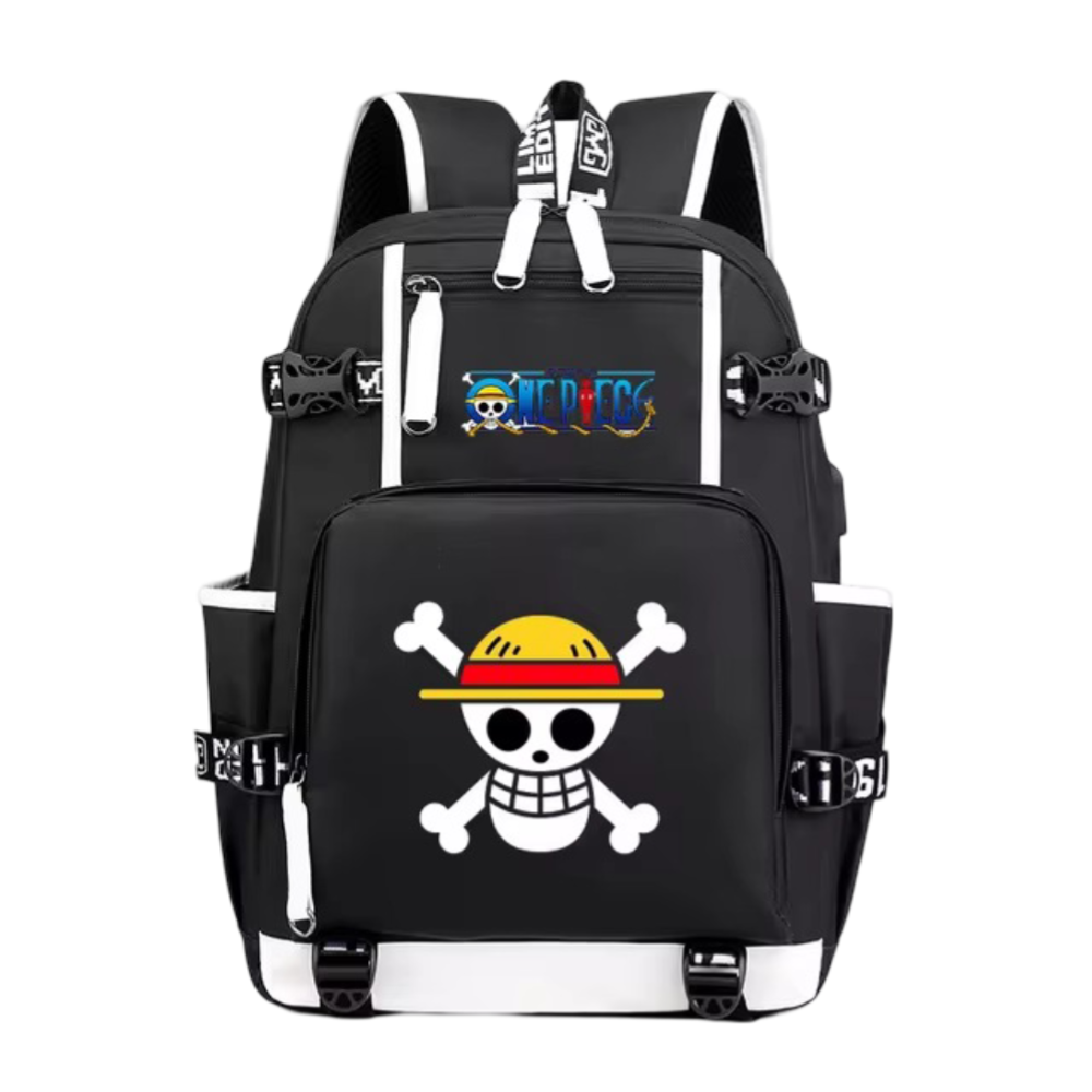 One Piece Anime Straw Hat Pirates Student Backpack One Piece Anime Straw Hat Pirates Student Backpack