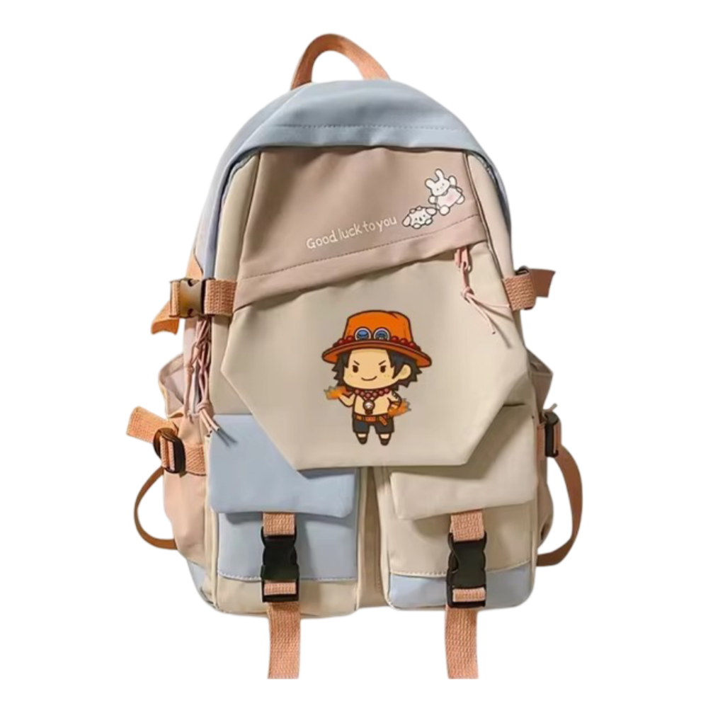 Anime One Piece Portgas D. Ace Backpack Anime One Piece Portgas D. Ace Backpack