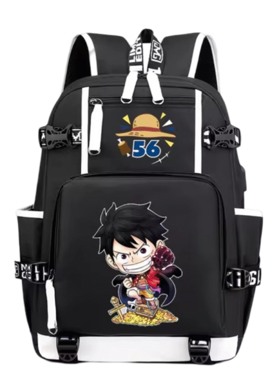 Anime One Piece Monkey D. Luffy School Bag
