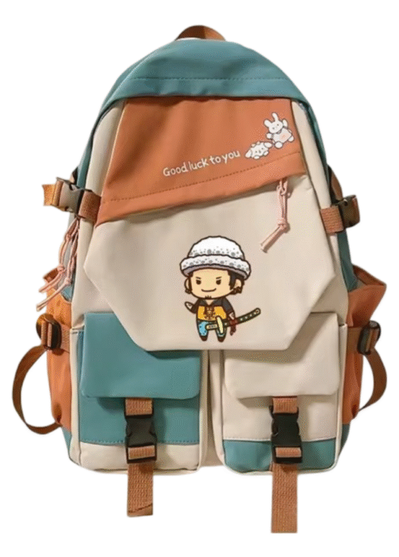 Anime One Piece Trafalgar D. Water Law Backpack