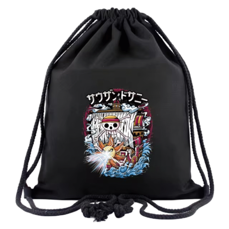 One Piece Anime Thousand Sunny Drawstring Bag One Piece Anime Thousand Sunny Drawstring Bag