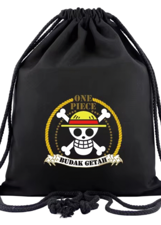 One Piece Anime Straw Hat Pirates Drawstring Bag