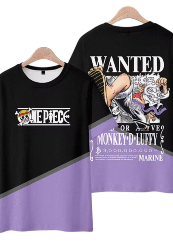 Anime One Piece Dead Or Alive Luffy Casual T-Shirt