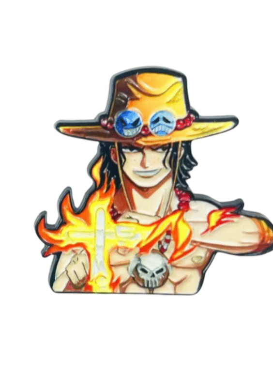 Anime One Piece Portgas D. Ace Enamel Pin