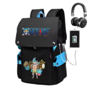 Anime One Piece Franky Backpack With USB Charging