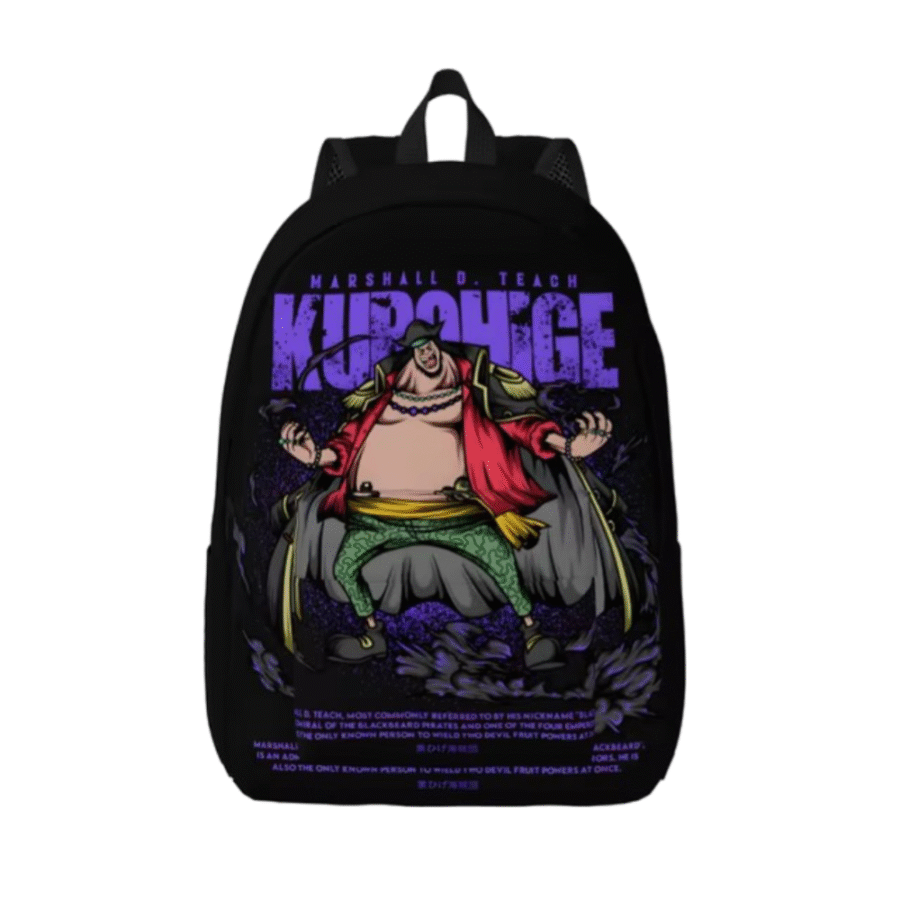 Anime One Piece Marshall D. Teach Kurohige Schoolbag Anime One Piece Marshall D. Teach Kurohige Schoolbag