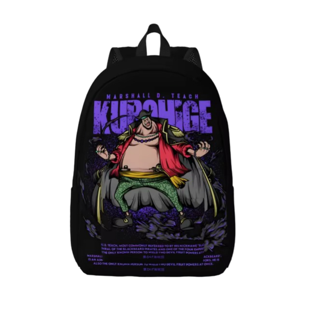 Anime One Piece Marshall D. Teach Kurohige Schoolbag Anime One Piece Marshall D. Teach Kurohige Schoolbag