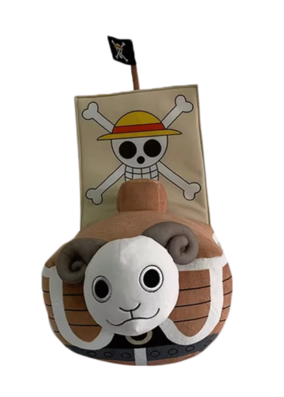 Anime One Piece Going Merry Boat Plush Toy