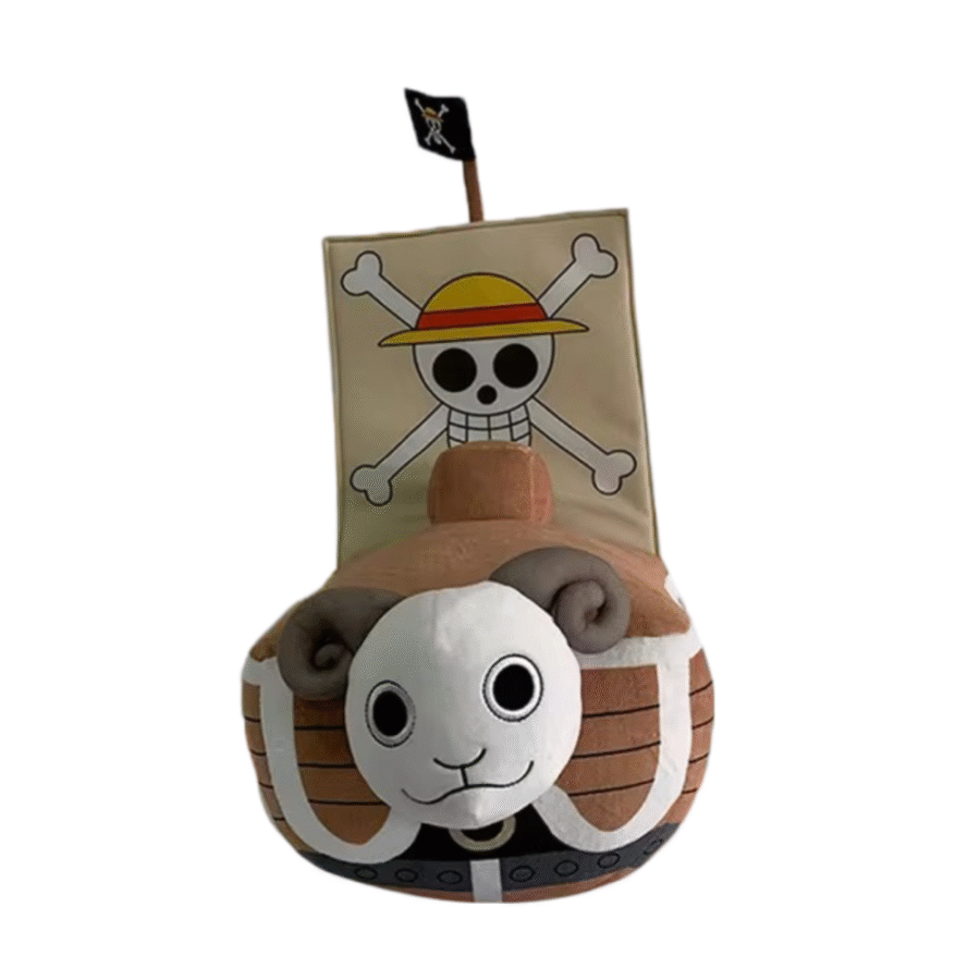 Anime One Piece Going Merry Boat Plush Toy