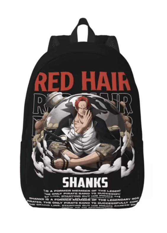 Anime One Piece Shanks Schoolbag