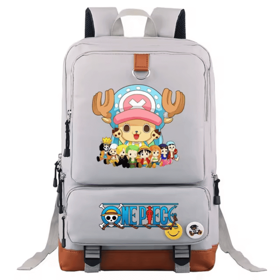 Anime One Piece Tony Tony Chopper And Friends Large Capacity Backpack