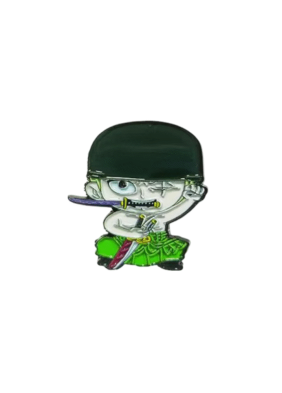 Anime One Piece Roronoa Zoro Brooch