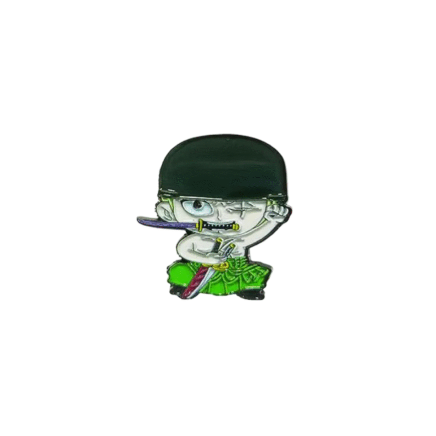 Anime One Piece Roronoa Zoro Brooch Anime One Piece Roronoa Zoro Brooch