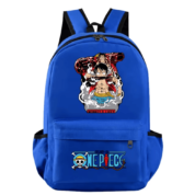 One Piece Anime Monkey D. Luffy Blue Color Schoolbag