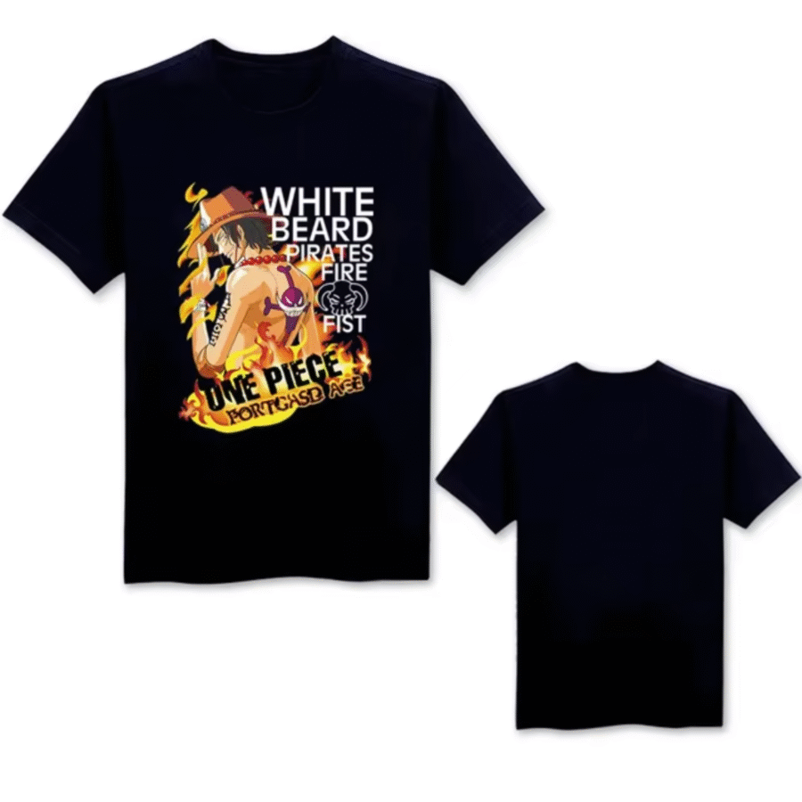 One Piece Portgas D. Ace Anime T-Shirt One Piece Portgas D. Ace Anime T-Shirt