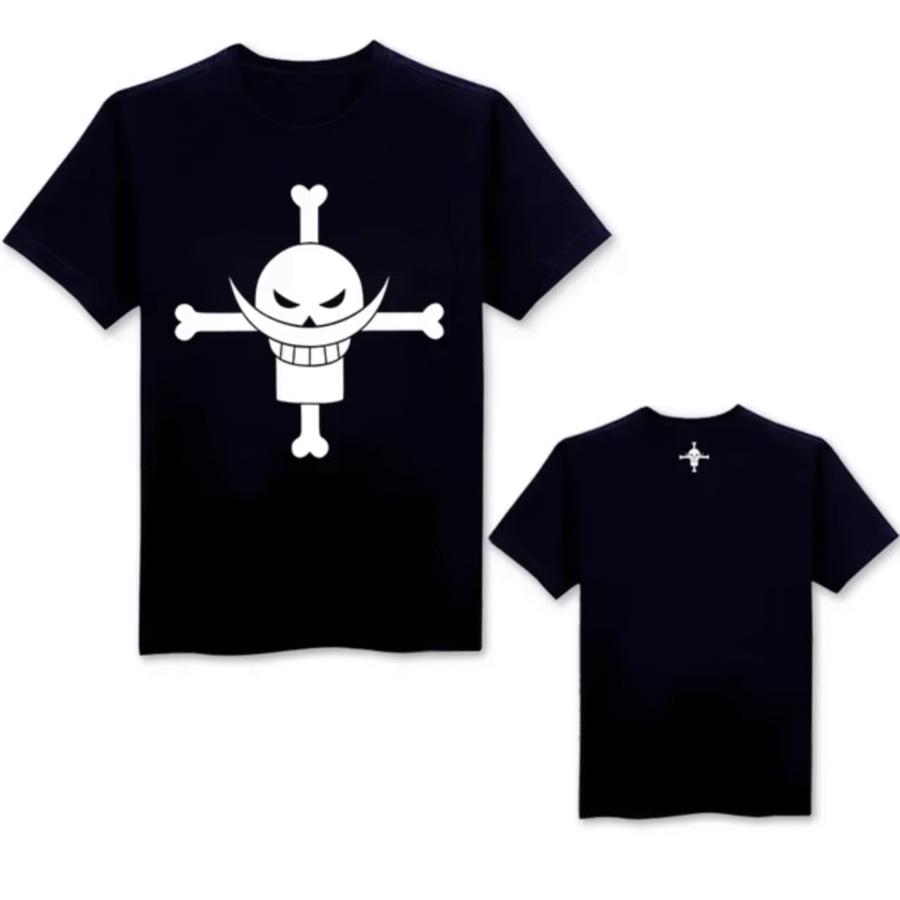 Anime One Piece Whitebeard Symbol T-Shirt Anime One Piece Whitebeard Symbol T-Shirt