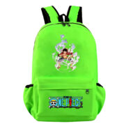 One Piece Anime Monkey D. Luffy Green Color Schoolbag