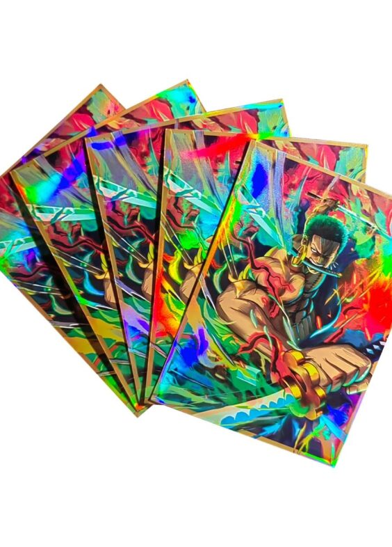 60PPcs/set One Piece Roronoa Zoro Trading Cards