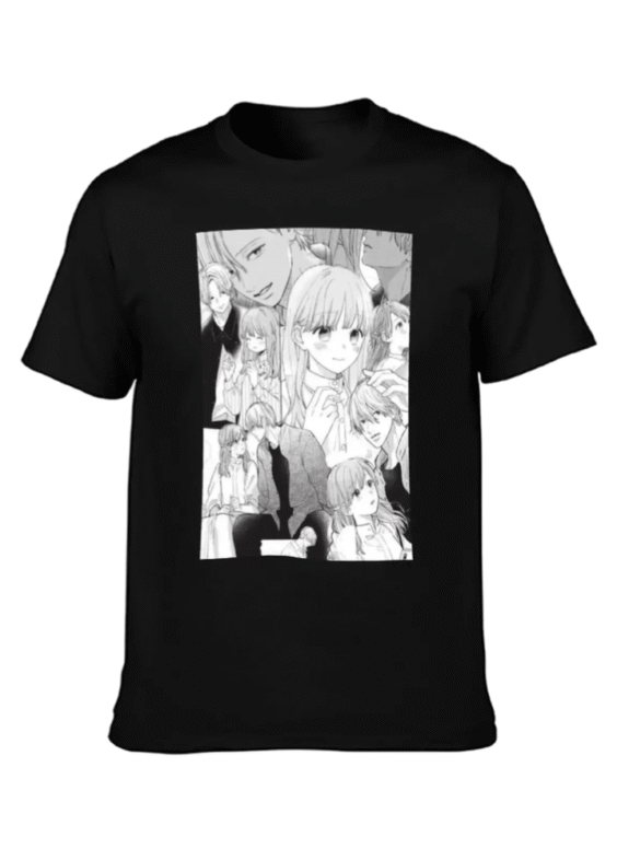 Anime A Sign Of Affection Yubisaki To Renren Black T-Shirt
