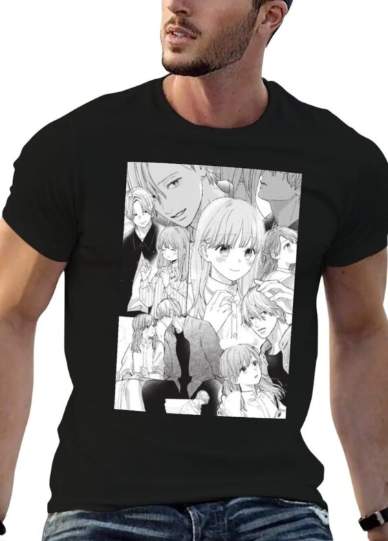 Anime A Sign Of Affection Itsuomi Nagi And Yuki Itose T-Shirt For Men