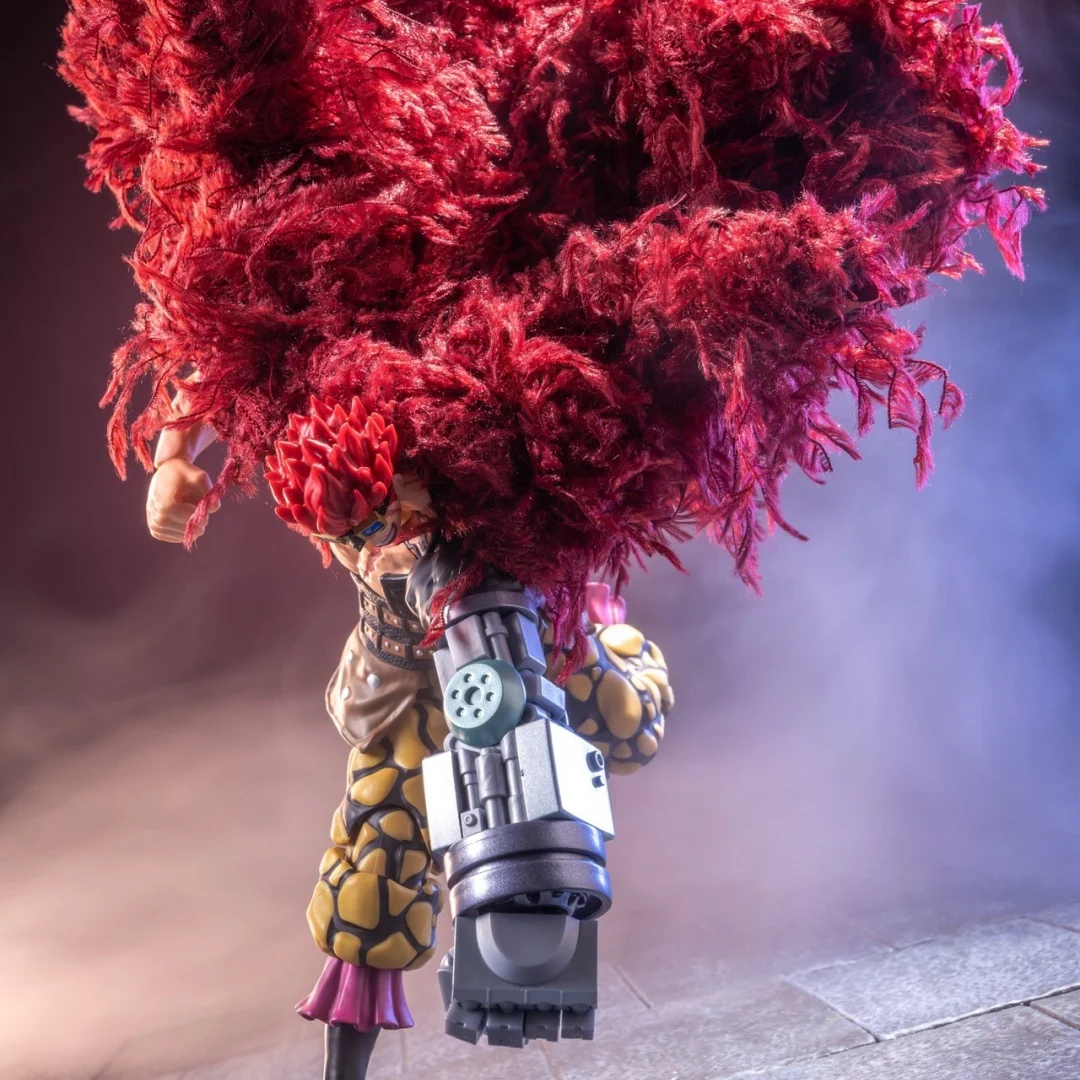 Anime One Piece Eustass Kid Red Plush Cloak Handmade Clothes Movable Humanoid Action Figure Toy Anime One Piece Eustass Kid Red Plush Cloak Handmade Clothes Movable Humanoid Action Figure Toy