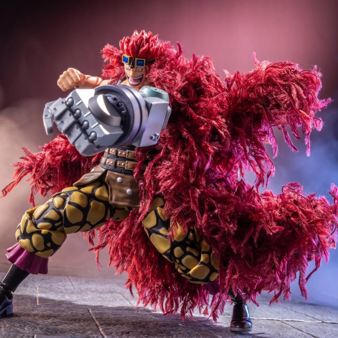 Anime One Piece Eustass Kid Red Plush Cloak Handmade Clothes Movable Humanoid Action Figure Toy Anime One Piece Eustass Kid Red Plush Cloak Handmade Clothes Movable Humanoid Action Figure Toy