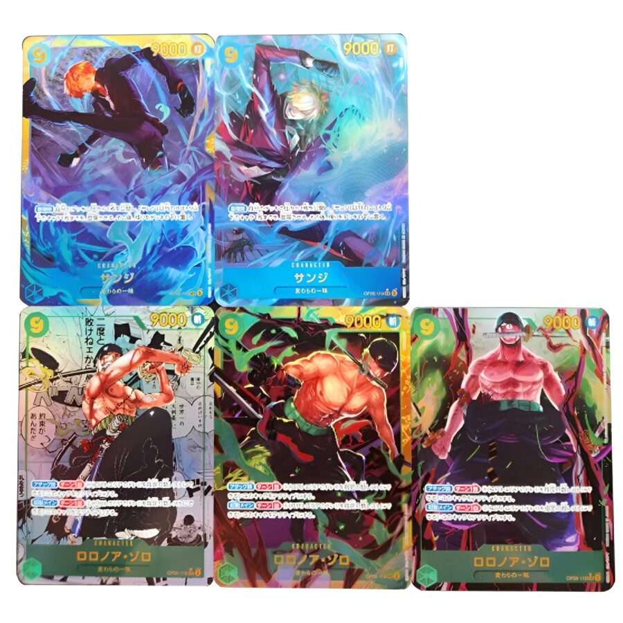 5Pcs/set One Piece Anime Characters Trading Cards 5Pcs/set One Piece Anime Characters Trading Cards