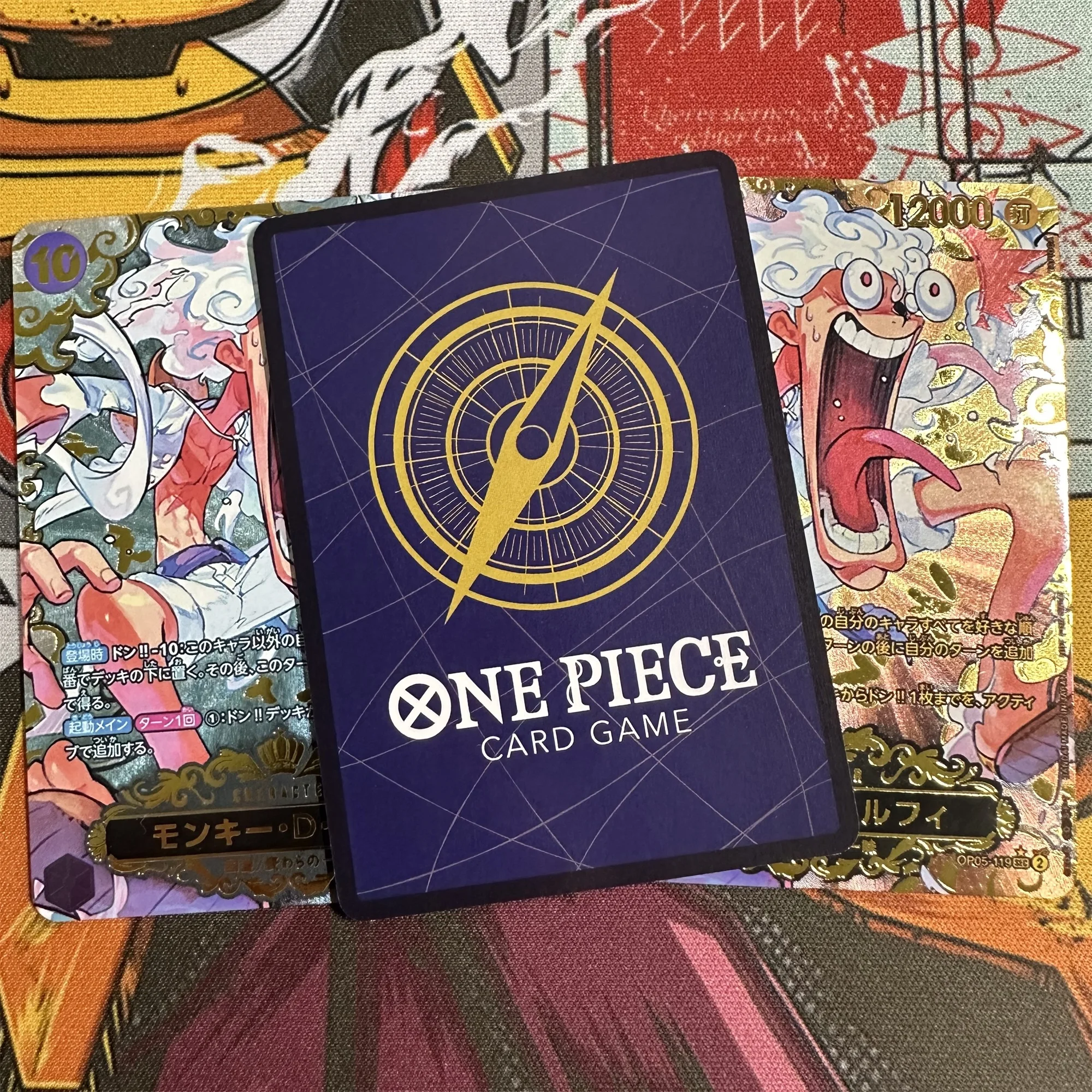 3Pcs/set Anime One Piece Gear 5 Luffy Playing Card 3Pcs/set Anime One Piece Gear 5 Luffy Playing Card