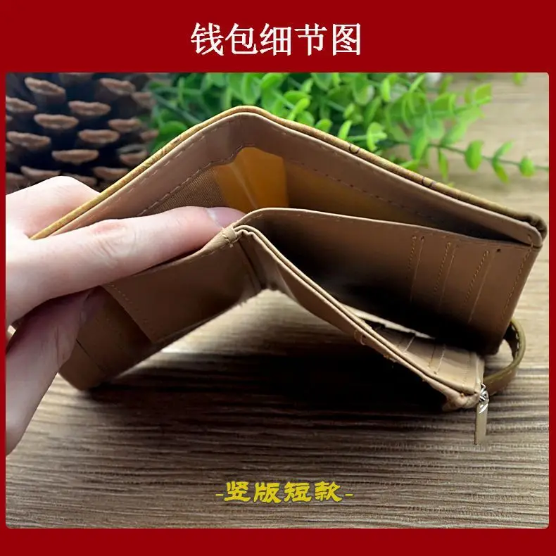 My Hero Academia Anime Pu Leather Men Wallet Rfid Anti-Magnetic Credit Cards Holder with Organizer Coin Pocket Money Clips Purse