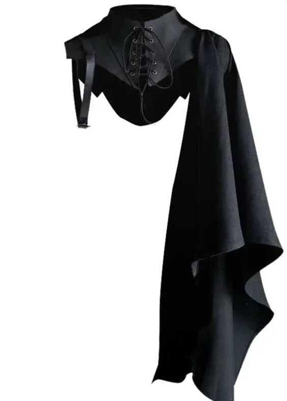 Anime My Hero Academia Lace Up Standing Collar Cape Cosplay