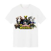 Anime My Hero Academia Character Printed Short Sleeve T-Shirt