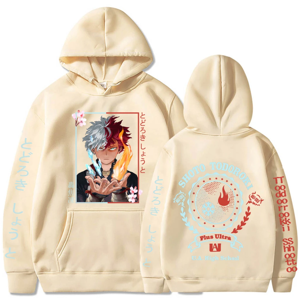 Anime My Hero Academia Shoto Todoroki Hoodie Anime My Hero Academia Shoto Todoroki Hoodie