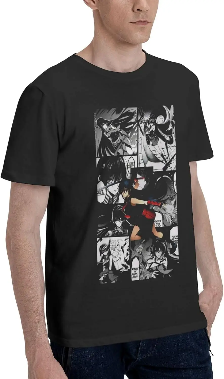 Anime Akame Ga Kill Short Sleeve Casual T-Shirt
