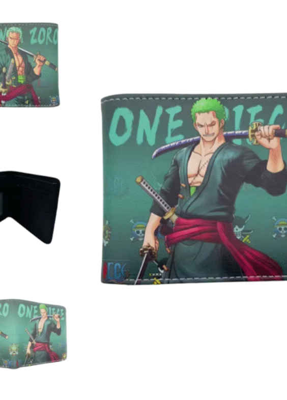 One Piece Anime Roronoa Zoro Printed Wallet