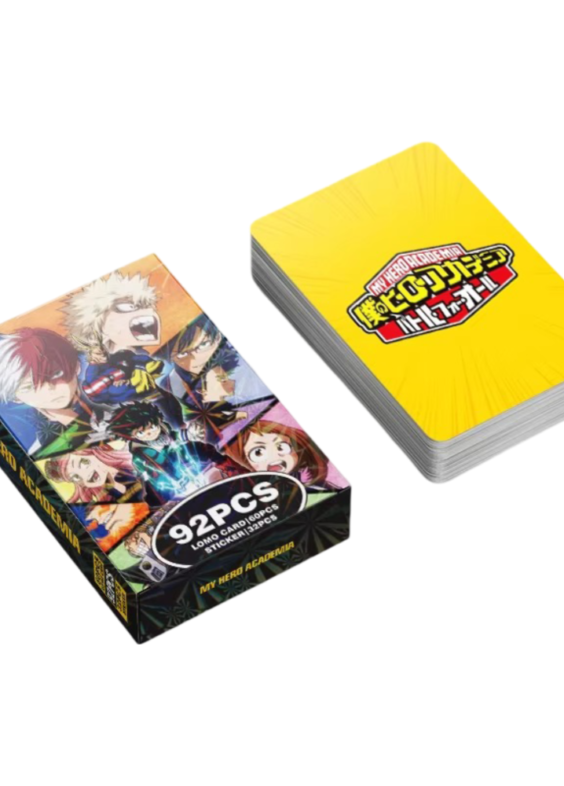 92 Pcs/Set My Hero Academia Anime Lomo Cards