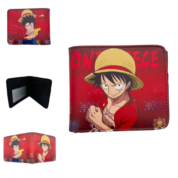 One Piece Anime Monkey D. Luffy Printed Two Fold Wallet