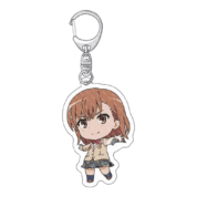 A Certain Magical Index Anime Misaka Mikoto Keychain