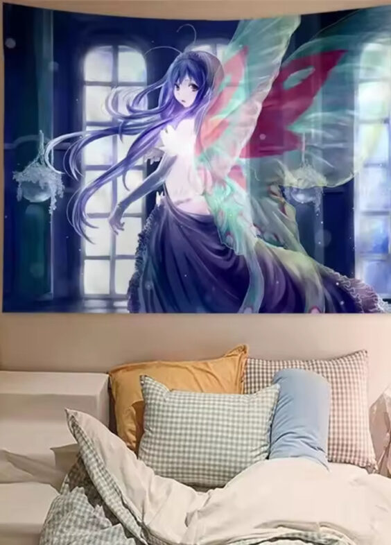 Anime Accel World Kuroyukihime Wall Tapestry