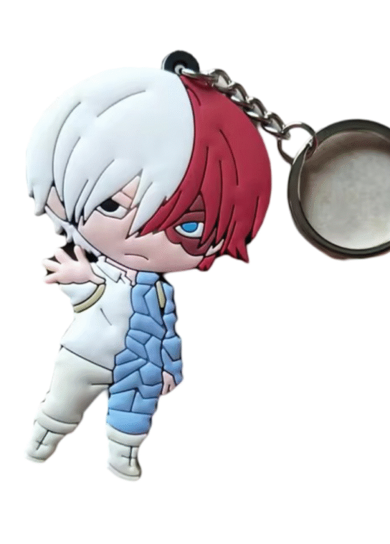 Anime My Hero Academia Shoto Todoroki Keychain