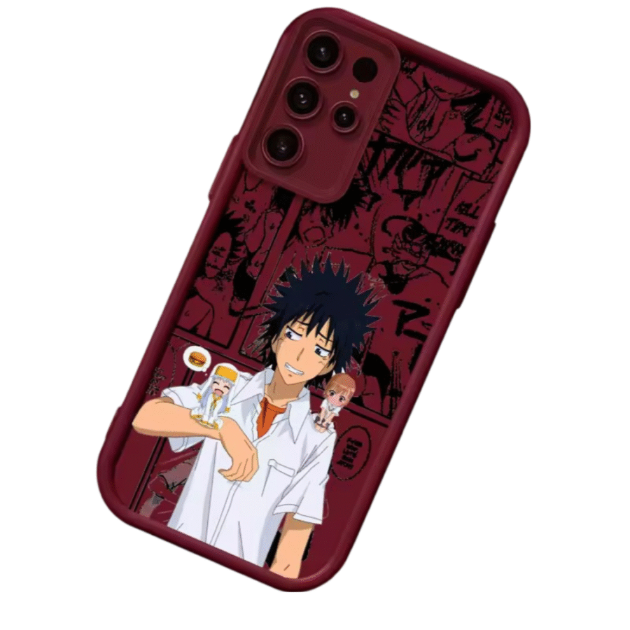 Anime A Certain Magical Index Kamijou Touma Phone Case For Samsung Anime A Certain Magical Index Kamijou Touma Phone Case For Samsung