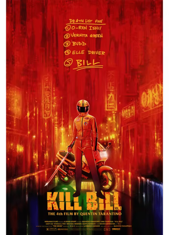 Anime Kill Bill Poster Canvas Painting Wall Art