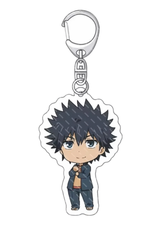 Anime A Certain Magical Index Kamijou Touma Keychain