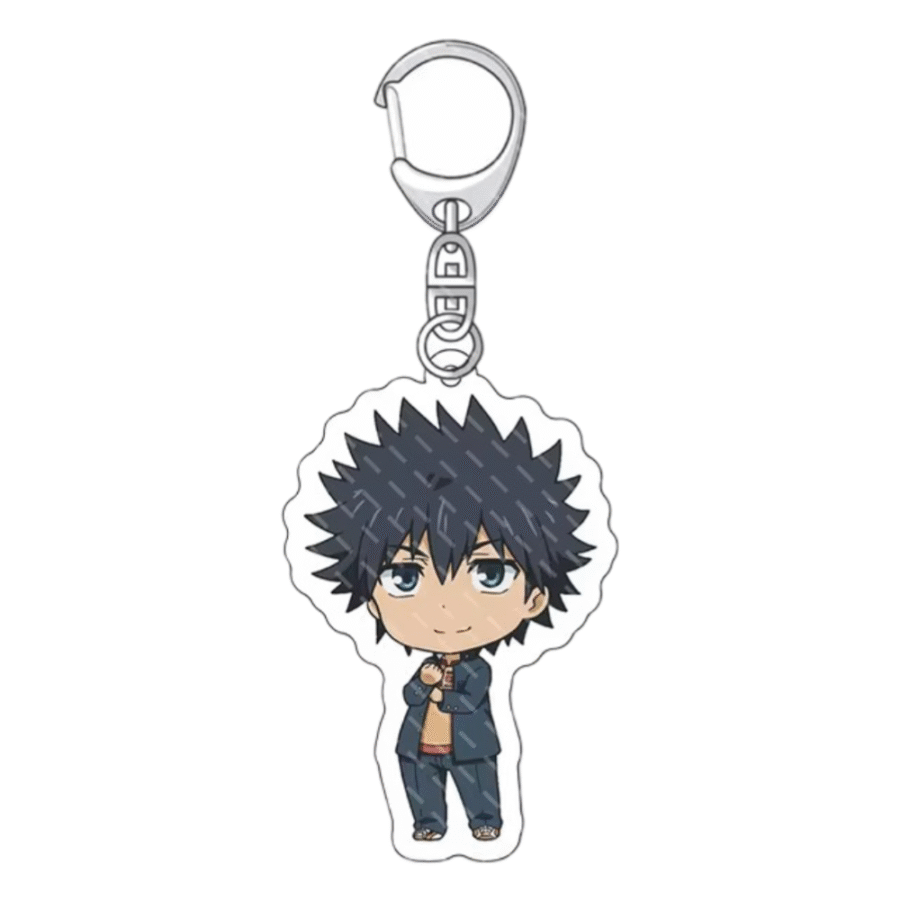 Anime A Certain Magical Index Kamijou Touma Keychain Anime A Certain Magical Index Kamijou Touma Keychain