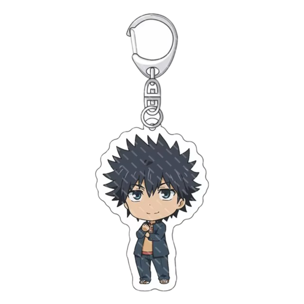 Anime A Certain Magical Index Kamijou Touma Keychain Anime A Certain Magical Index Kamijou Touma Keychain